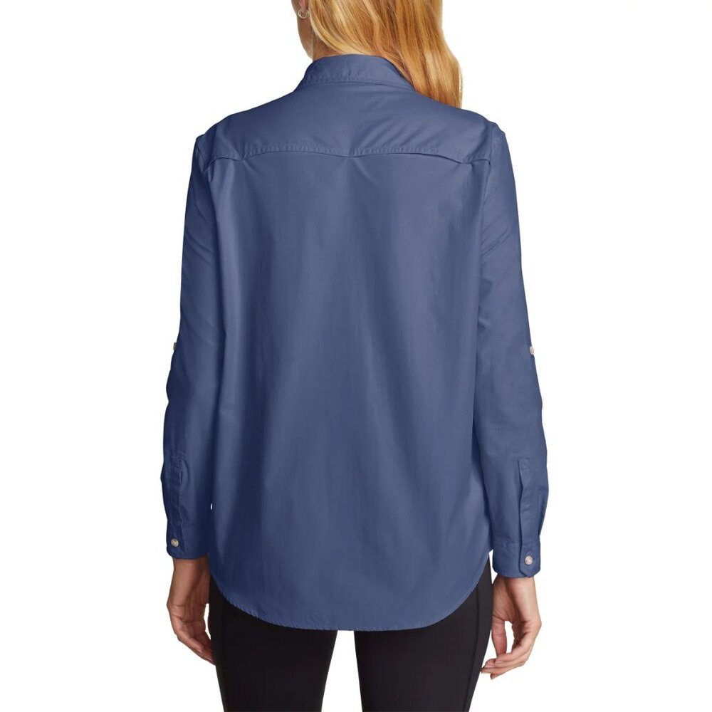 Eddie Bauer Women's Mountain Ripstop Long Sleeve Shirt - Picture 2 of 7